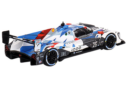 BMW M Hybrid V8 #25 Connor De Phillippi - Sheldon van der Linde - Nick Yelloly "BMW M Team RLL" 2nd Place "12 Hours of Sebring" (2023) Limited Edition to 3960 pieces Worldwide 1/64 Diecast Model Car by Mini GT