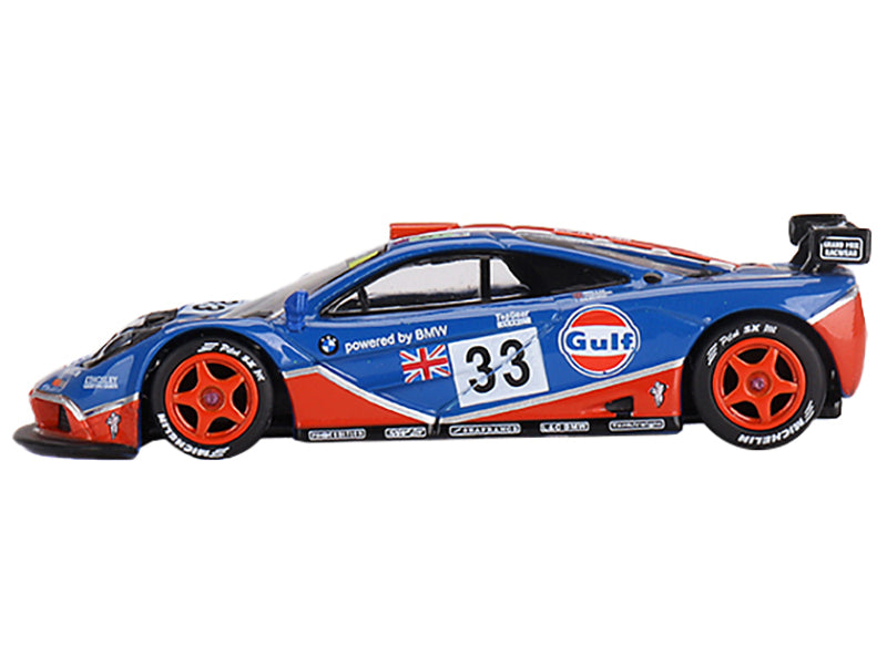 McLaren F1 GTR #33 John Nielsen - Thomas Bscher - Peter Kox "West Competition" "24 Hours of Le Mans" (1996) Limited Edition 1/64 Diecast Model Car by Mini GT