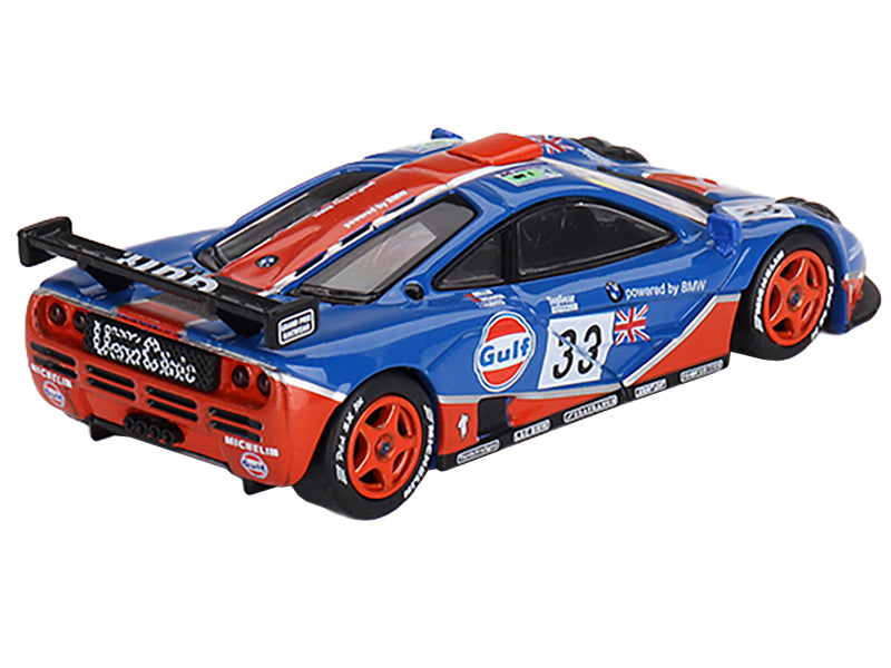 McLaren F1 GTR #33 John Nielsen - Thomas Bscher - Peter Kox "West Competition" "24 Hours of Le Mans" (1996) Limited Edition 1/64 Diecast Model Car by Mini GT