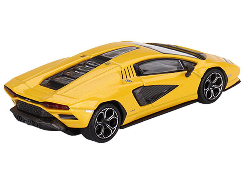 Lamborghini Countach LPI 800-4 New Giallo Orion Yellow Limited Edition to 6000 pieces Worldwide 1/64 Diecast Model Car by Mini GT