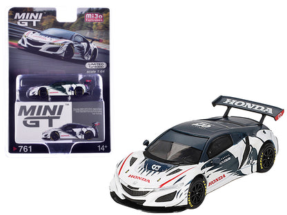 Honda NSX GT3 EVO #22 Yuki Tsunoda "AlphaTauri" "Red Bull Formula Nurburgring" (2023) Limited Edition to 6000 pieces Worldwide 1/64 Diecast Model Car by Mini GT