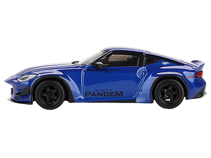 Nissan Z "Pandem" Seiran Blue Metallic Limited Edition to 4800 pieces Worldwide 1/64 Diecast Model Car by Mini GT