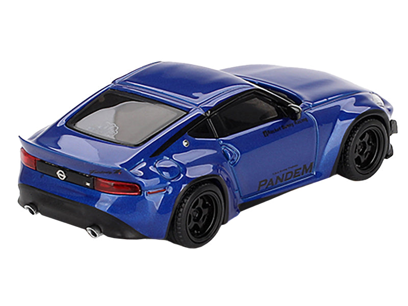 Nissan Z "Pandem" Seiran Blue Metallic Limited Edition to 4800 pieces Worldwide 1/64 Diecast Model Car by Mini GT