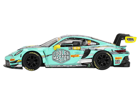 Porsche 911 GT3 R #28 Thomas Preining "HubAuto Racing" "FIA GT World Cup 70th Macau Grand Prix" (2023) Limited Edition 1/64 Diecast Model Car by Mini GT