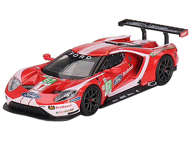 Ford GT LMGTE PRO "Ford Chip Ganassi Team - 24 Hours of Le Mans" (2019) 4 Cars Set Limited Edition to 3000 Sets 1/64 Diecast Models by Mini GT