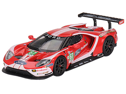 Ford GT LMGTE PRO "Ford Chip Ganassi Team - 24 Hours of Le Mans" (2019) 4 Cars Set Limited Edition to 3000 Sets 1/64 Diecast Models by Mini GT