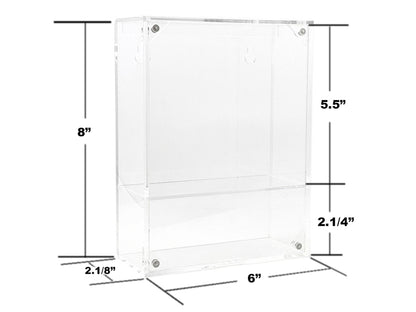 Showcase Premium Collector Single Display Case with Shelf "Mijo Exclusives" for 1/64 Scale Models