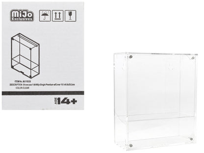 Showcase Premium Collector Single Display Case with Shelf "Mijo Exclusives" for 1/64 Scale Models