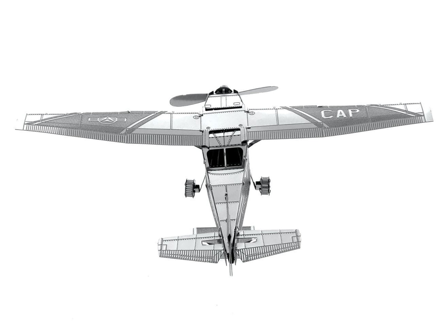 Model Kit Cessna 172 Skyhawk Aircraft (Moderate Difficulty) Steel Model by Metal Earth