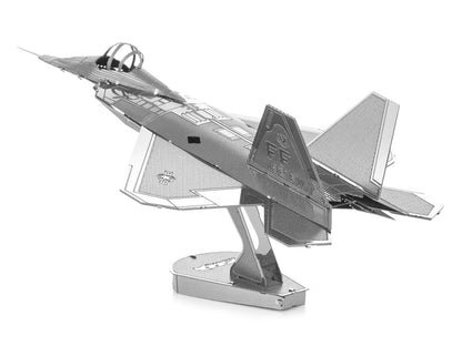 Model Kit Lockheed Martin F-22 Raptor Stealth Aircraft (Moderate Difficulty) Steel Model by Metal Earth