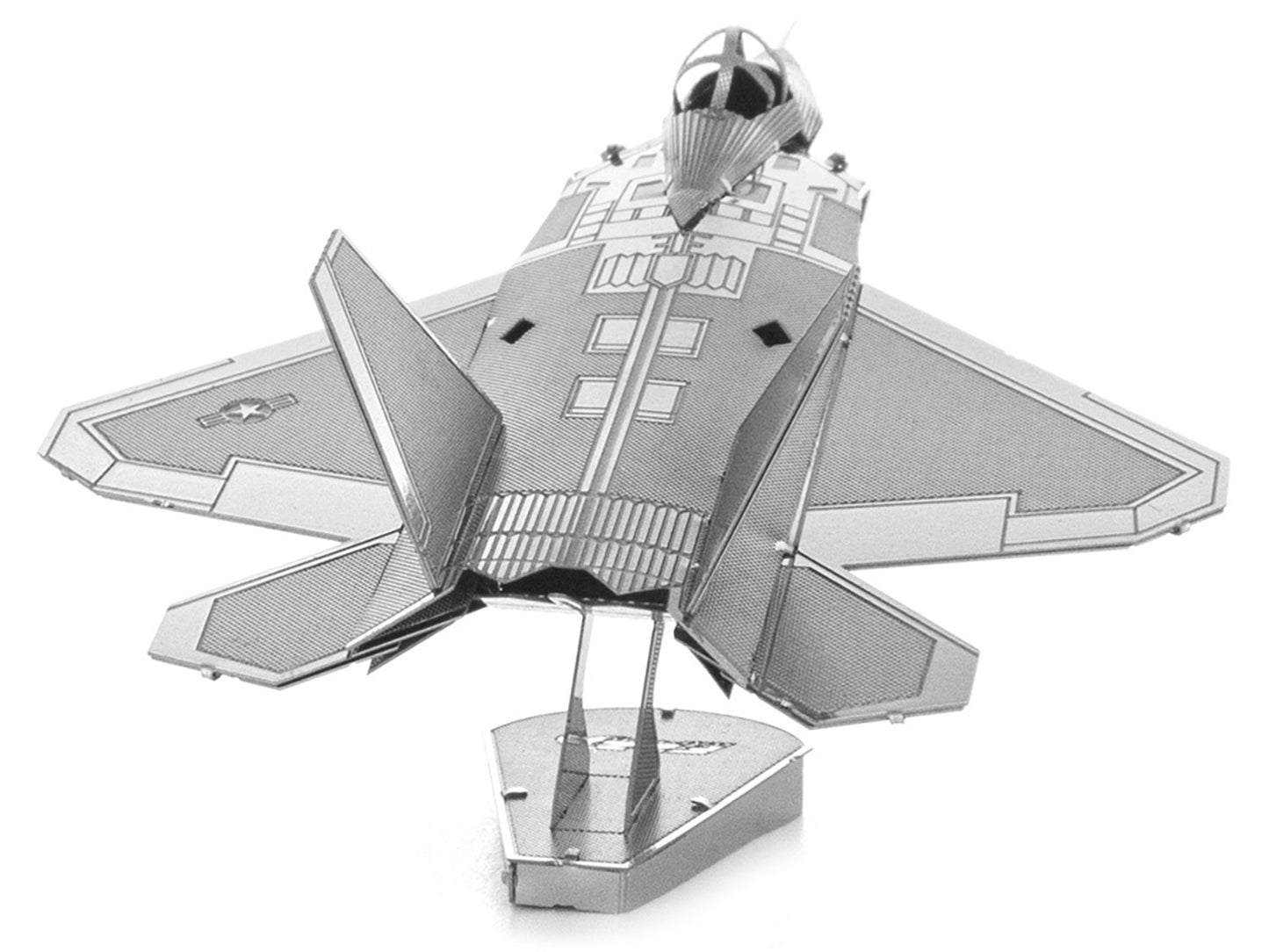 Model Kit Lockheed Martin F-22 Raptor Stealth Aircraft (Moderate Difficulty) Steel Model by Metal Earth