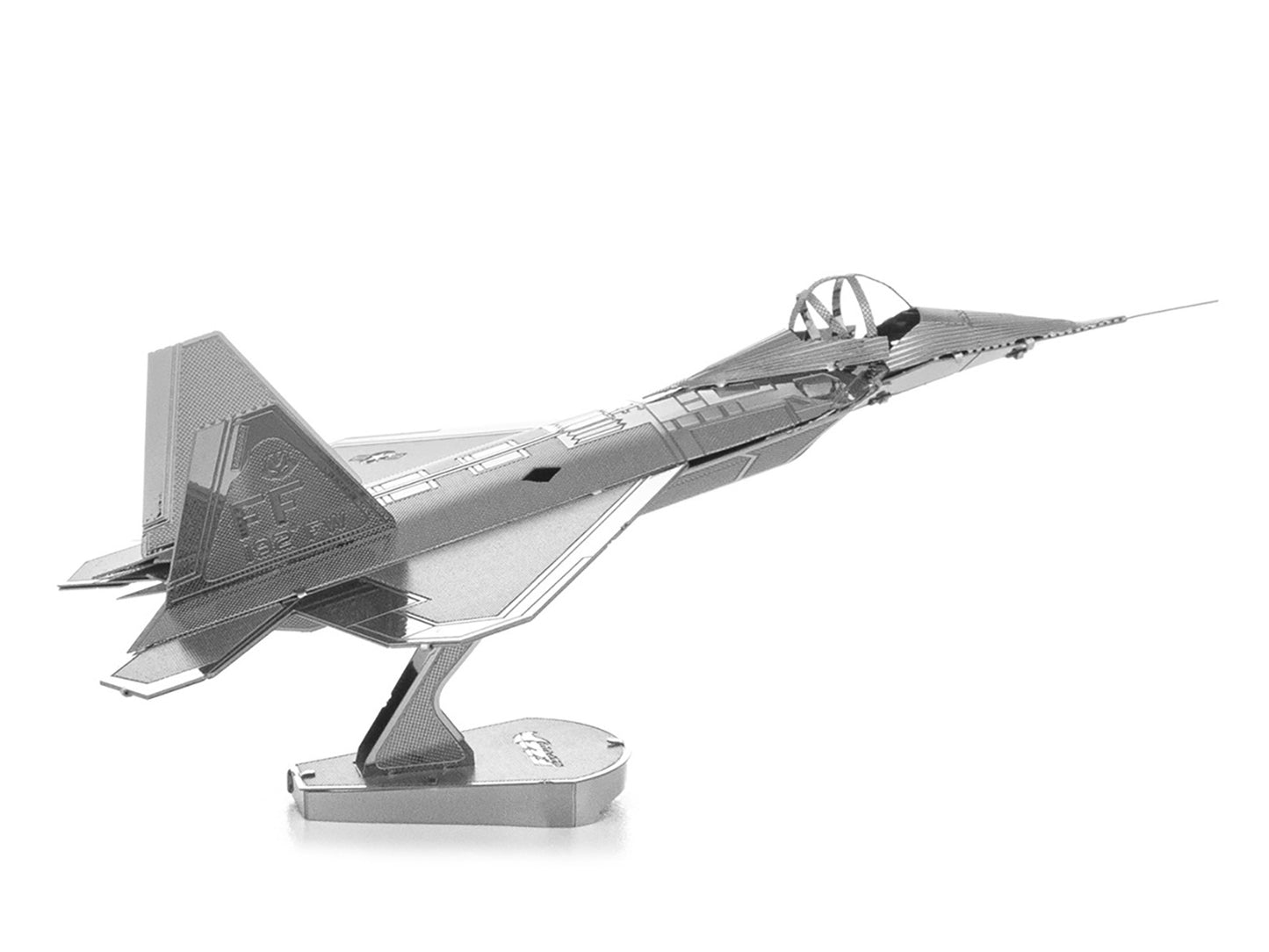 Model Kit Lockheed Martin F-22 Raptor Stealth Aircraft (Moderate Difficulty) Steel Model by Metal Earth