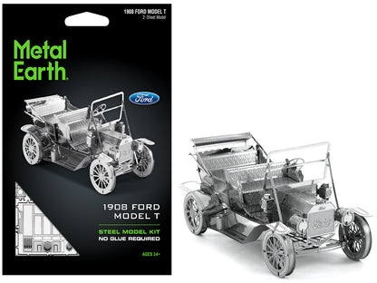 Model Kit 1908 Ford Model T Metal (Moderate Difficulty) Steel Model by Metal Earth