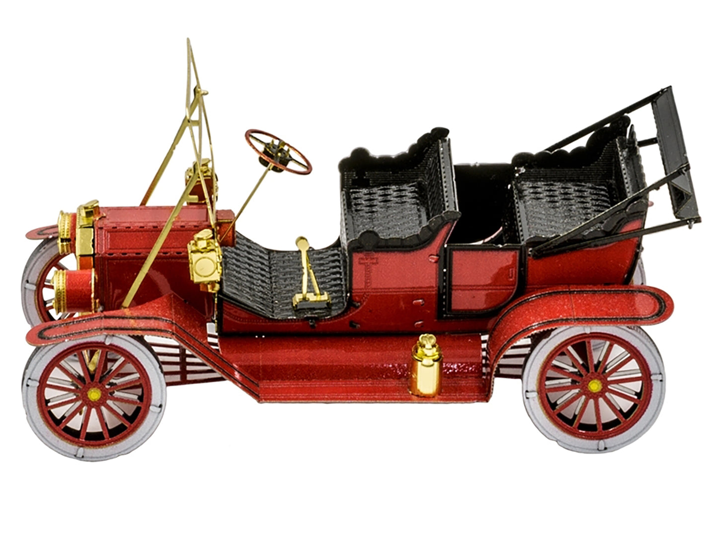 Model Kit 1908 Ford Model T Red (Moderate Difficulty) Steel Model by Metal Earth