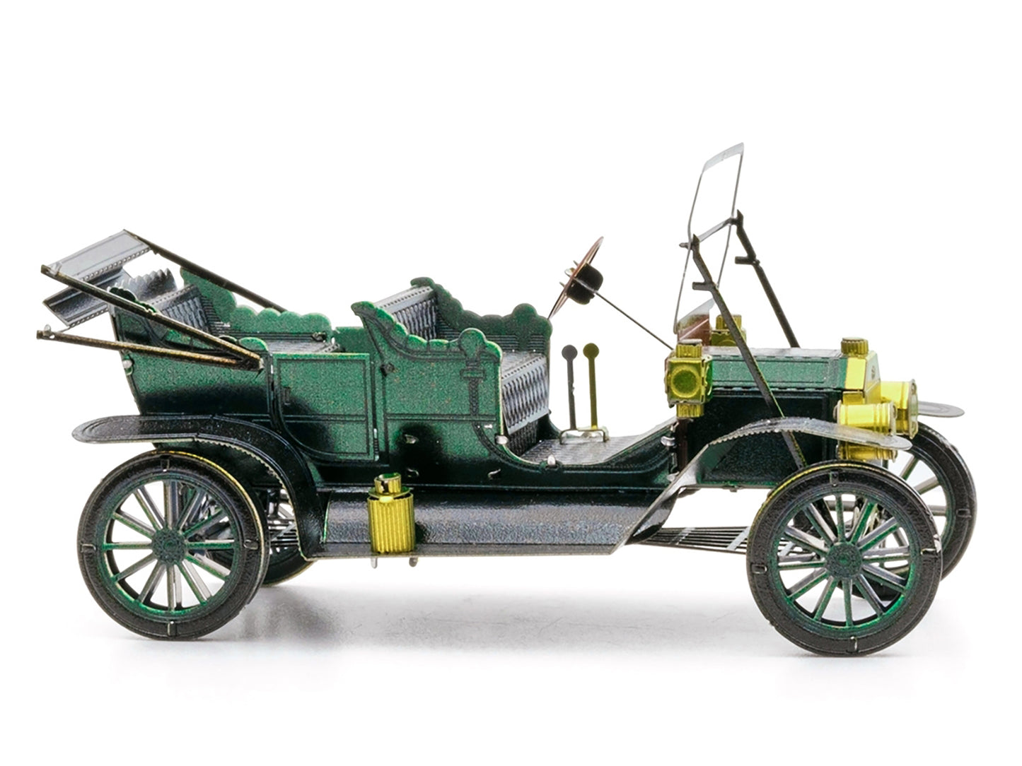 Model Kit 1908 Ford Model T Dark Green (Moderate Difficulty) Steel Model by Metal Earth