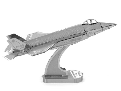 Model Kit Lockheed Martin F-35 Lightning II Aircraft (Moderate Difficulty) Steel Model by Metal Earth