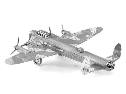 Model Kit Avro Lancaster Bomber Aircraft "Royal Air Force" (Moderate Difficulty) Steel Model by Metal Earth