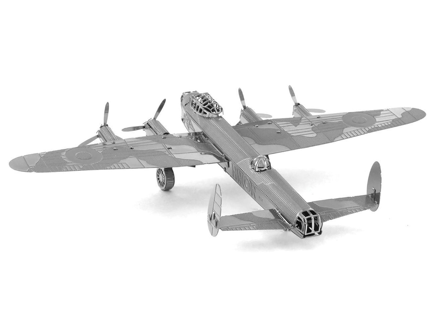 Model Kit Avro Lancaster Bomber Aircraft "Royal Air Force" (Moderate Difficulty) Steel Model by Metal Earth