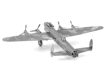 Model Kit Avro Lancaster Bomber Aircraft "Royal Air Force" (Moderate Difficulty) Steel Model by Metal Earth