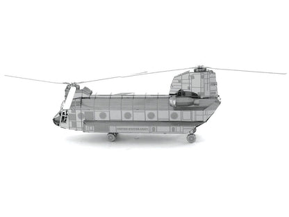 Model Kit Boeing CH-47 Chinook Transport Helicopter (Moderate Difficulty) Steel Model by Metal Earth