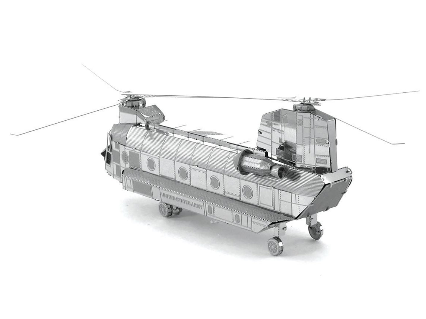 Model Kit Boeing CH-47 Chinook Transport Helicopter (Moderate Difficulty) Steel Model by Metal Earth