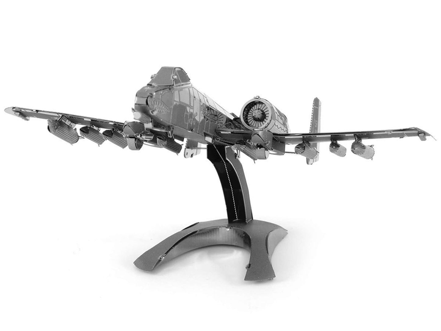 Model Kit Fairchild Republic A-10 Thunderbolt II "Warthog" Attack Aircraft (Moderate Difficulty) Steel Model by Metal Earth