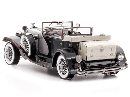 Model Kit 1935 Duesenberg Model J Black (Moderate Difficulty) Steel Model by Metal Earth