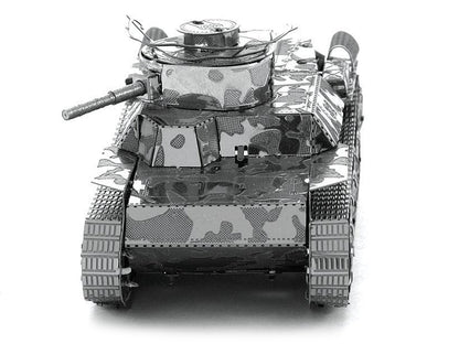 Model Kit Japanese Chi Ha Tank (Moderate Difficulty) Steel Model by Metal Earth