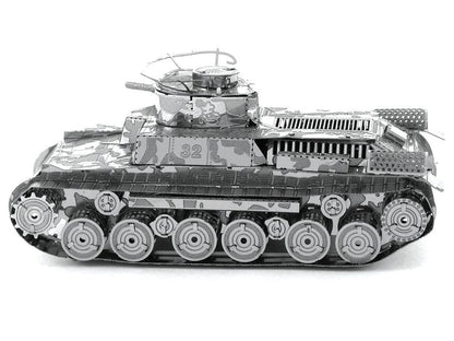 Model Kit Japanese Chi Ha Tank (Moderate Difficulty) Steel Model by Metal Earth