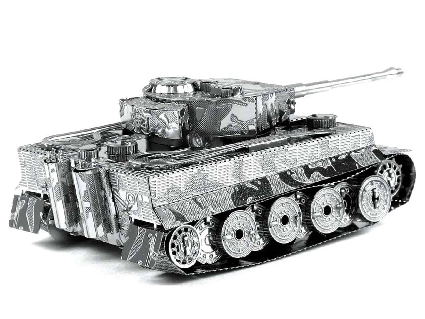 Model Kit German Tiger I Tank (Moderate Difficulty) Steel Model by Metal Earth