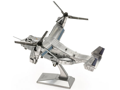 Model Kit Bell Boeing V-22 Osprey Aircraft "United States Military" (Challenging Difficulty) Steel Model by Metal Earth