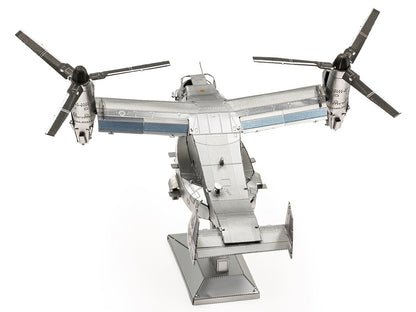 Model Kit Bell Boeing V-22 Osprey Aircraft "United States Military" (Challenging Difficulty) Steel Model by Metal Earth