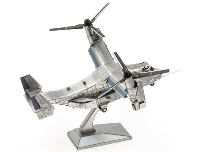 Model Kit Bell Boeing V-22 Osprey Aircraft "United States Military" (Challenging Difficulty) Steel Model by Metal Earth