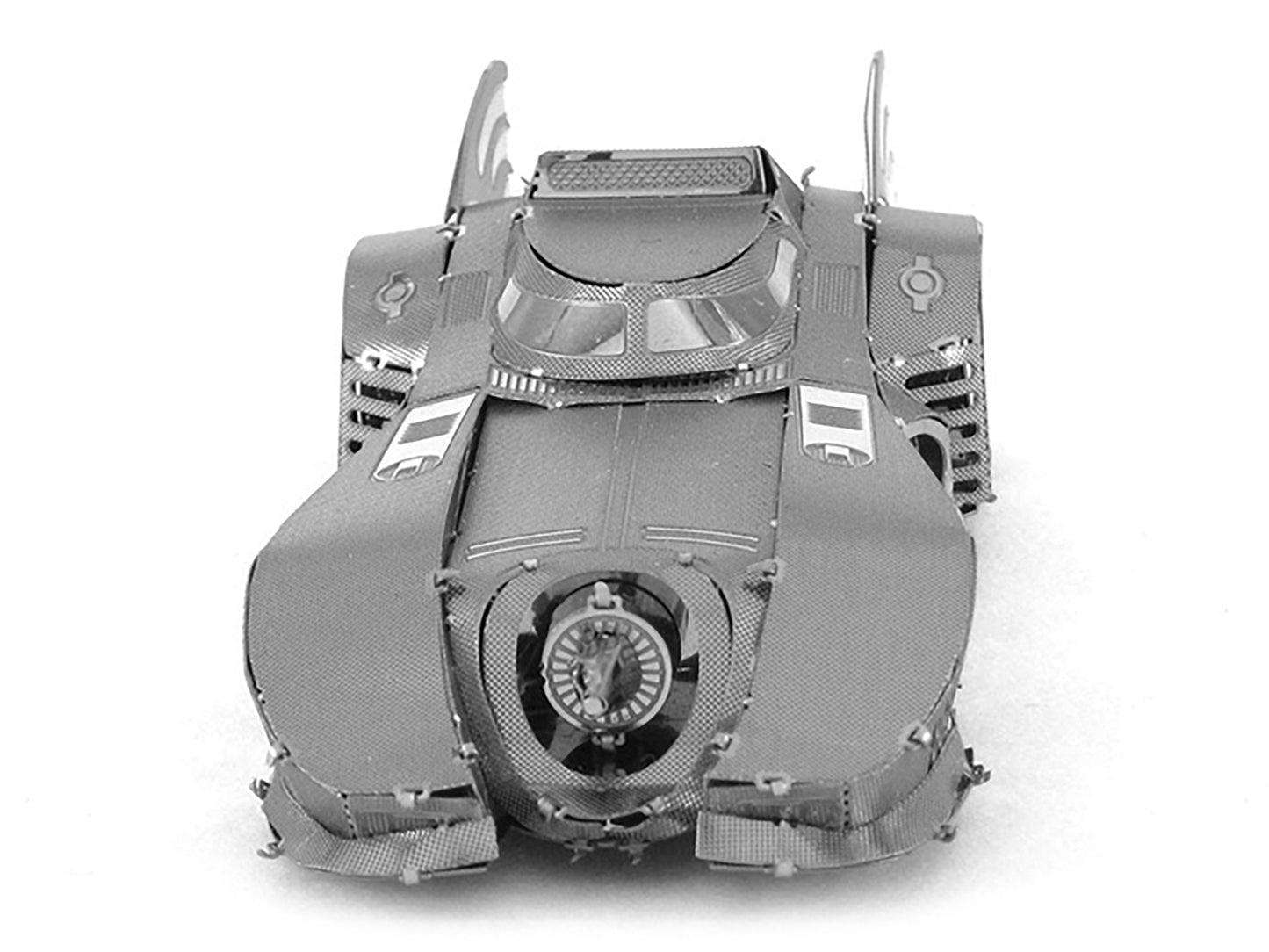 Model Kit 1989 Batmobile "Batman" (1989) Movie (Challenging Difficulty) Steel Model by Metal Earth