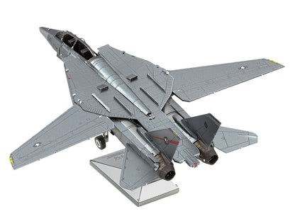 Model Kit Grumman F-14 Tomcat Fighter Aircraft "United States Navy" (Challenging Difficulty) Steel Model by Metal Earth