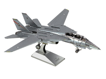 Model Kit Grumman F-14 Tomcat Fighter Aircraft "United States Navy" (Challenging Difficulty) Steel Model by Metal Earth