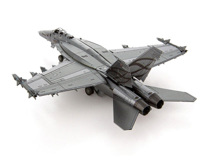 Model Kit Boeing F/A-18 Super Hornet Fighter Aircraft "United States Navy" (Moderate Difficulty) Steel Model by Metal Earth