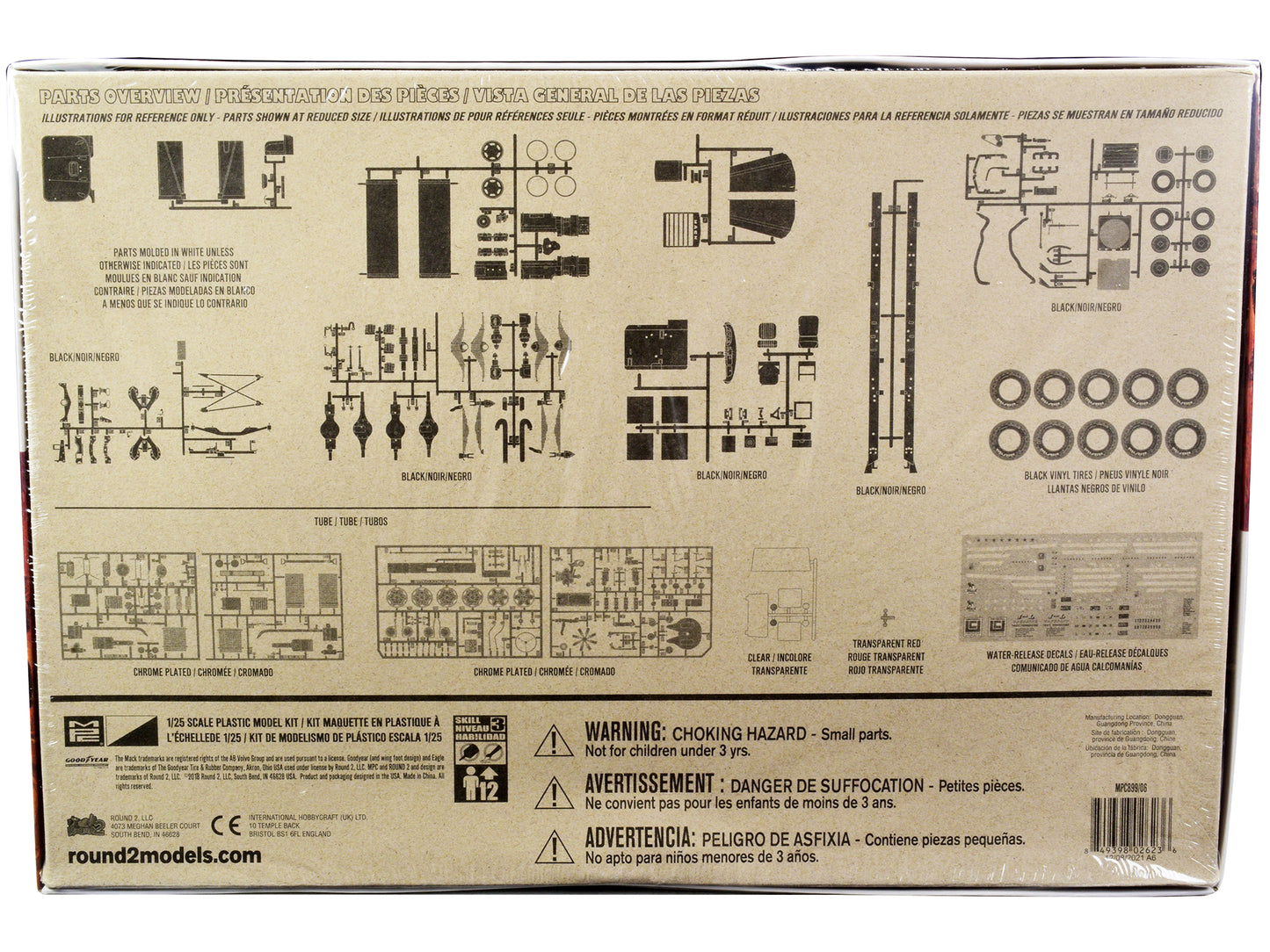 Skill 3 Model Kit Mack DM 800 Semi Tractor Truck 1/25 Scale Model by MPC