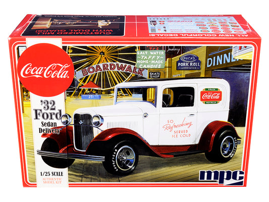 Skill 3 Model Kit 1932 Ford Sedan Delivery "Coca-Cola" 1/25 Scale Model by MPC