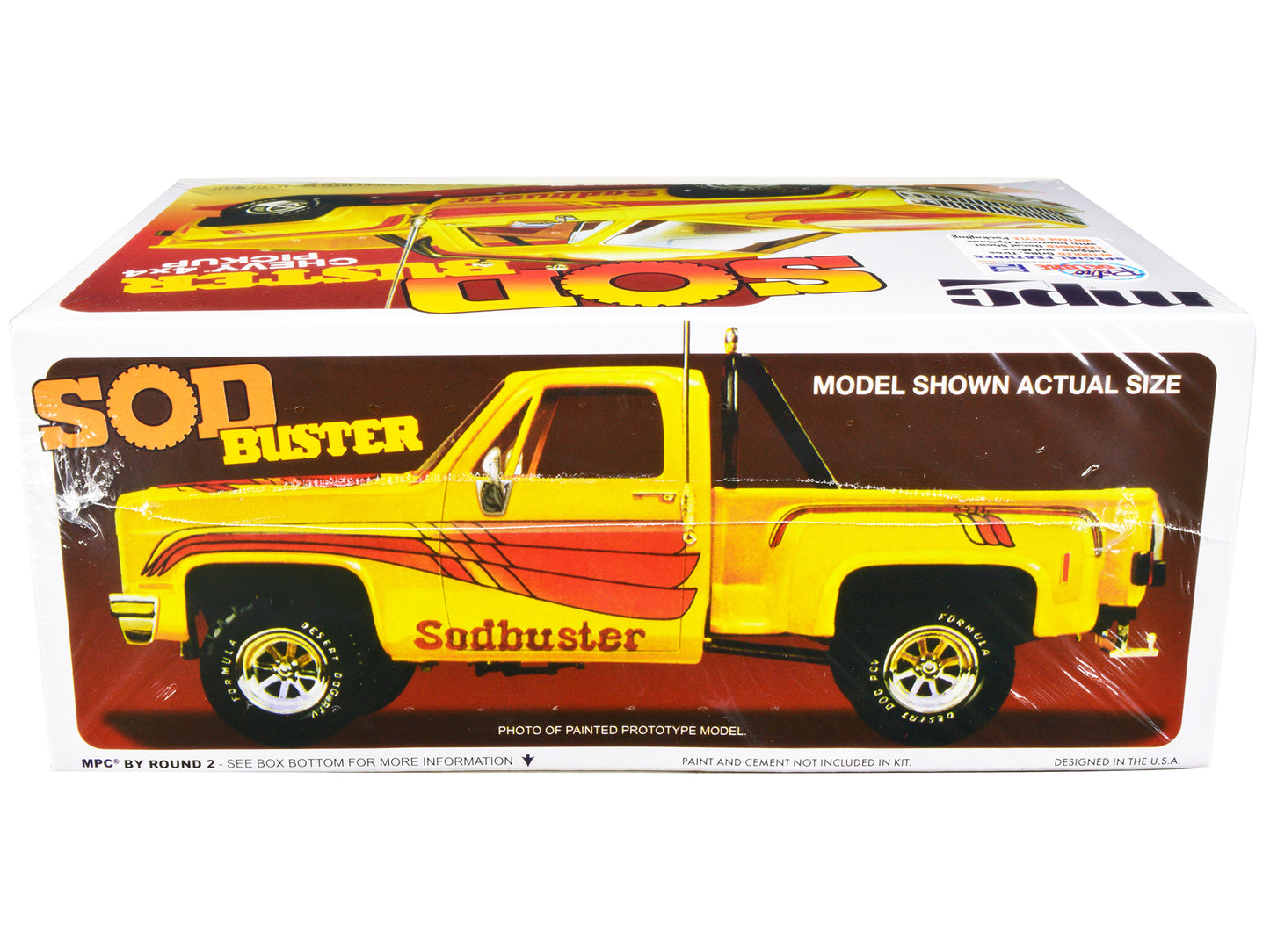 Skill 2 Model Kit 1981 Chevrolet 4x4 Stepside Pickup Truck "Sod Buster" 1/25 Scale Model by MPC