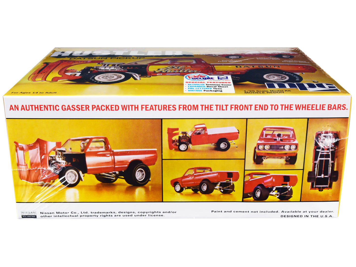 Skill 2 Model Kit 1975 Datsun Pickup Truck "Lil Hustler" 1/25 Scale Model by MPC