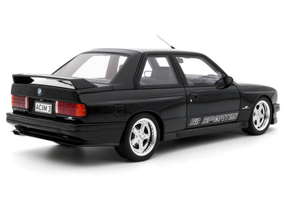 1985 BMW AC Schnitzer ACS3 Sport 2.5 Diamond Black Metallic Limited Edition to 3000 pieces Worldwide 1/18 Model Car by Otto Mobile