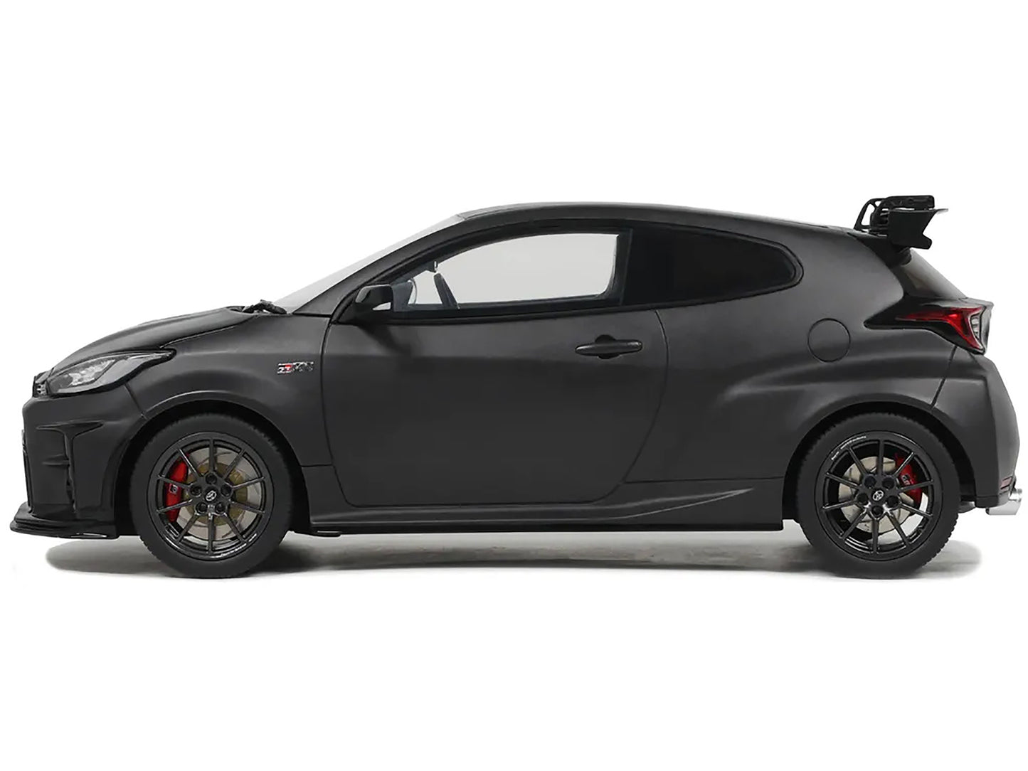 2022 Toyota Yaris GR RHD (Right Hand Drive) Matt Black Limited Edition to 1000 pieces Worldwide 1/18 Model Car by Otto Mobile