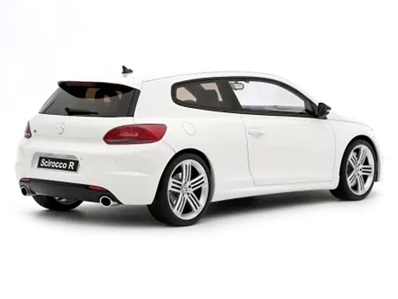 2008 Volkswagen Scirocco 3 R Phase 1 Candy White Limited Edition to 999 pieces Worldwide 1/18 Model Car by Otto Mobile