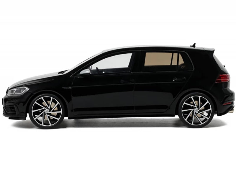 2017 Volkswagen Golf VII R 5 Deep Black Limited Edition to 2000 pieces Worldwide 1/18 Model Car by Otto Mobile