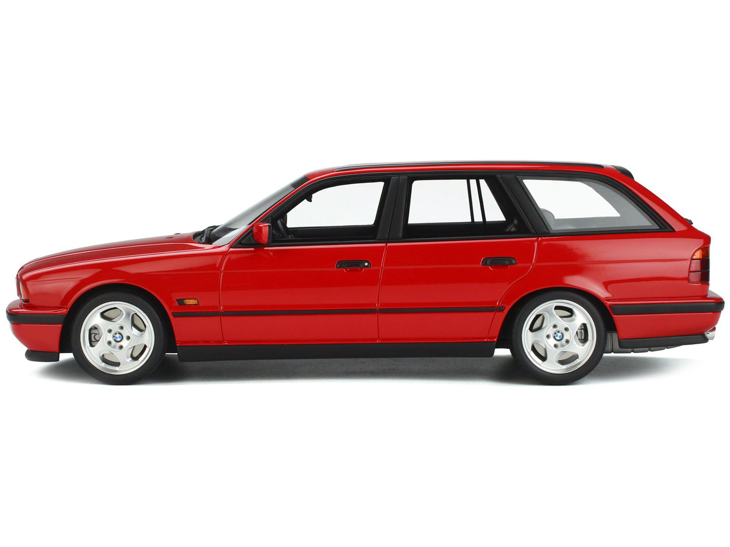 1994 BMW M5 E34 Touring Mugello Red Limited Edition to 3000 pieces Worldwide 1/18 Model Car by Otto Mobile