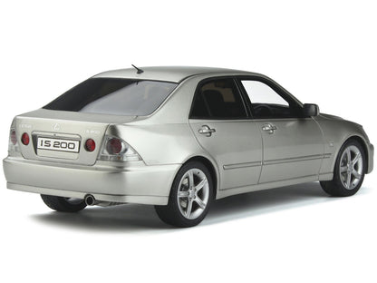 1998 Lexus IS 200 RHD (Right Hand Drive) Millennium Silver Metallic Limited Edition to 2000 pieces Worldwide 1/18 Model Car by Otto Mobile