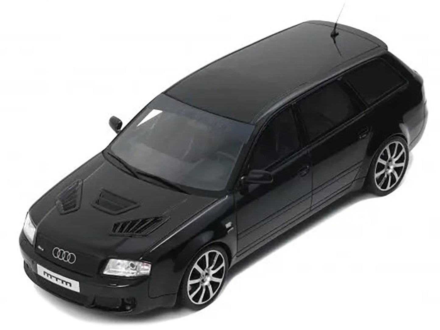 2004 Audi RS 6 Clubsport MTM Black Limited Edition to 3000 pieces Worldwide 1/18 Model Car by Otto Mobile