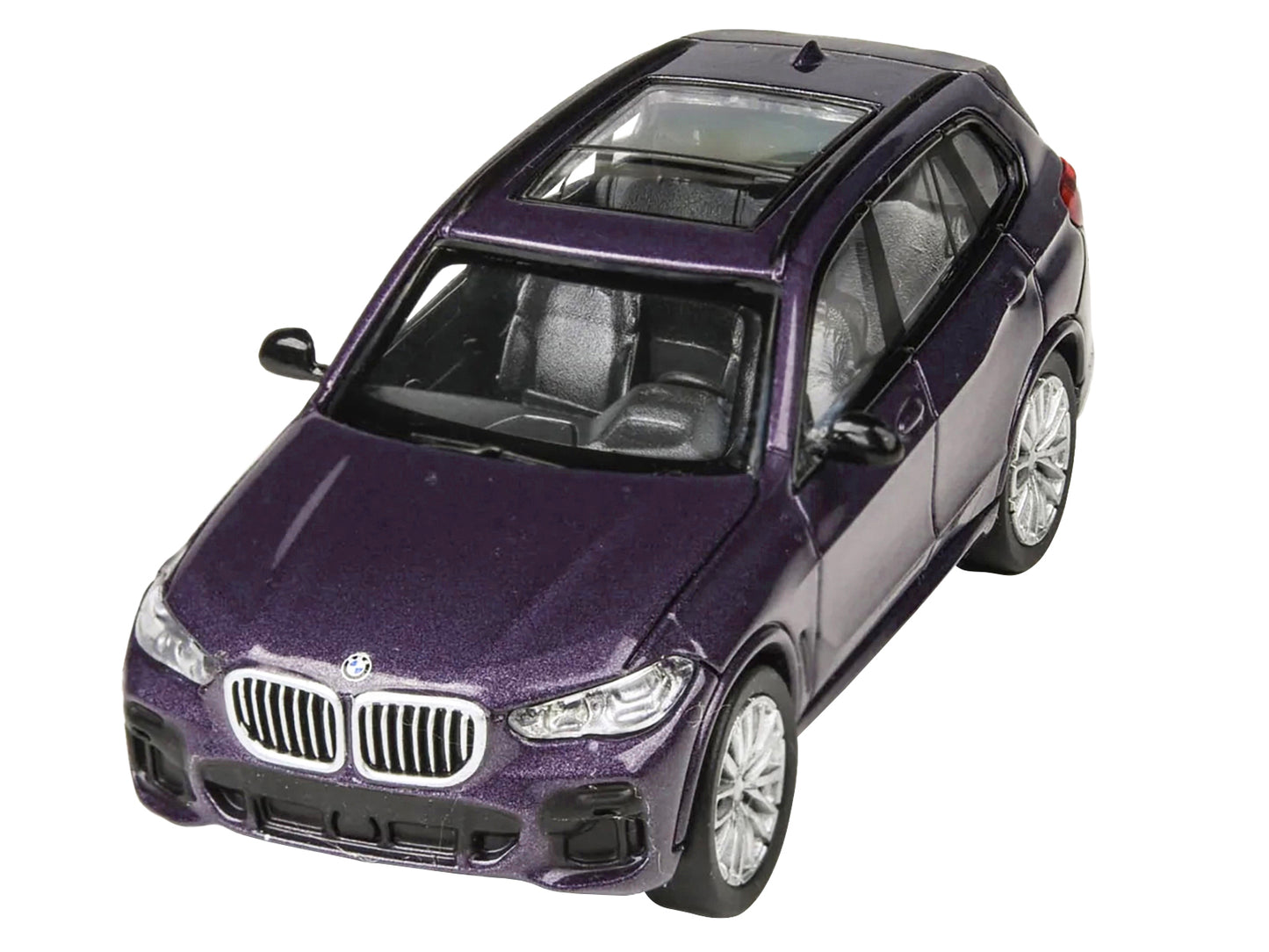 2018 BMW X5 Daytona Violet Metallic with Sunroof 1/64 Diecast Model Car by Paragon Models