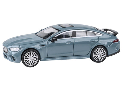 Mercedes-AMG GT 63 S China Blue with Sunroof 1/64 Diecast Model Car by Paragon Models